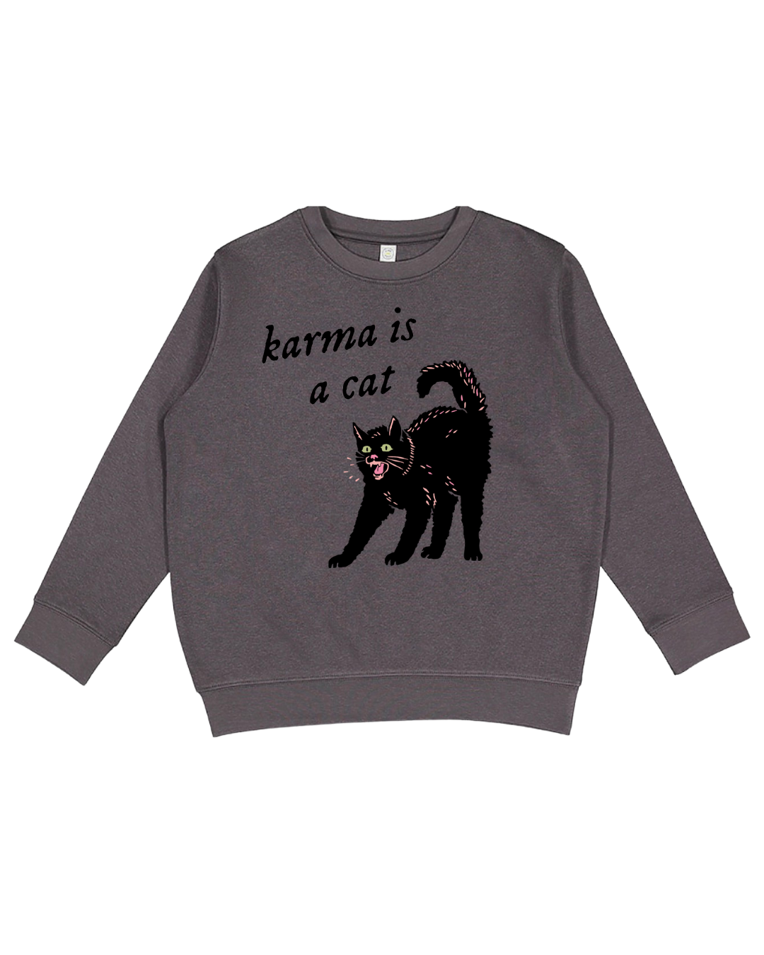 Karma Is A Cat Youth Sweatshirt