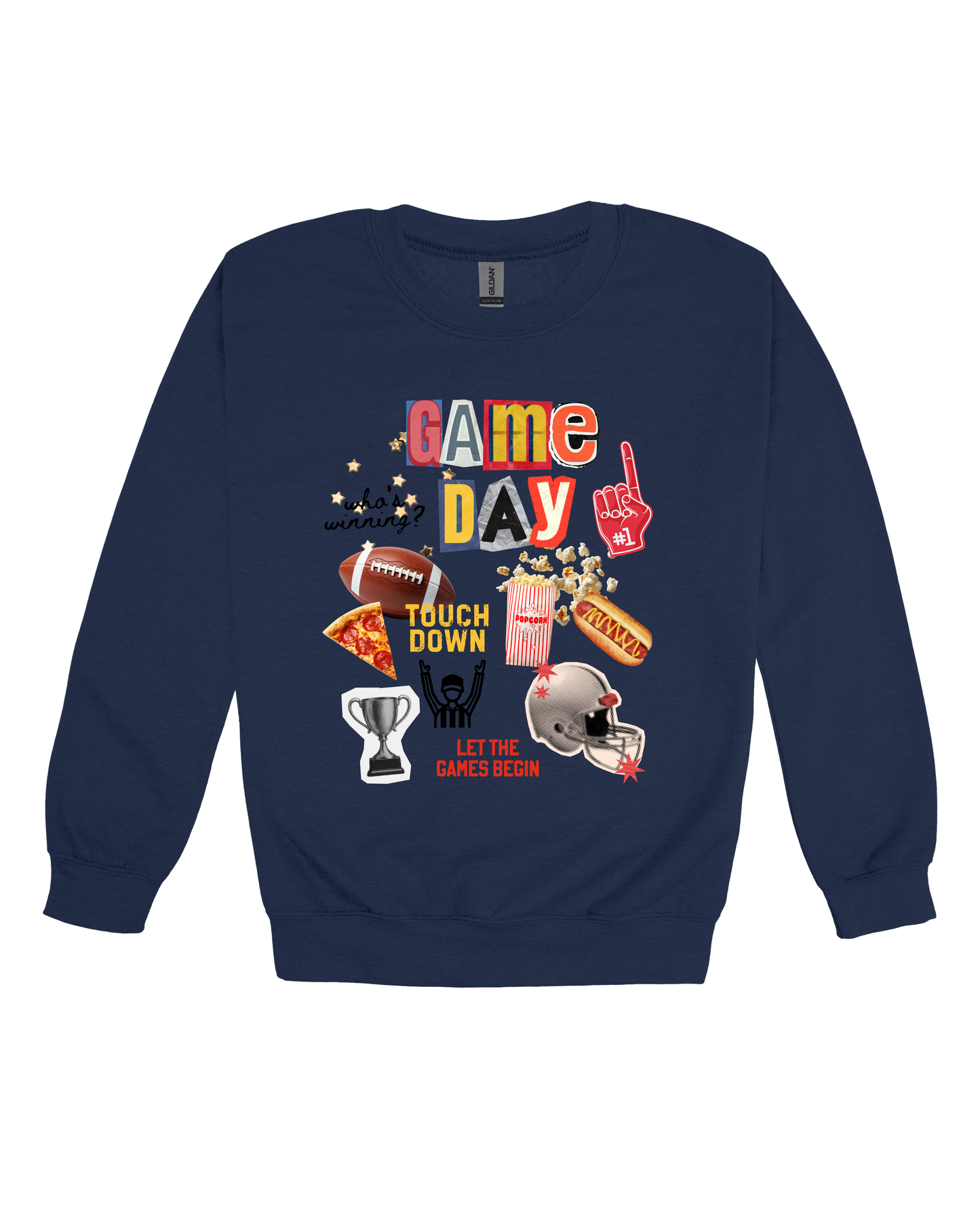 Game Day Collage Youth Sweatshirt