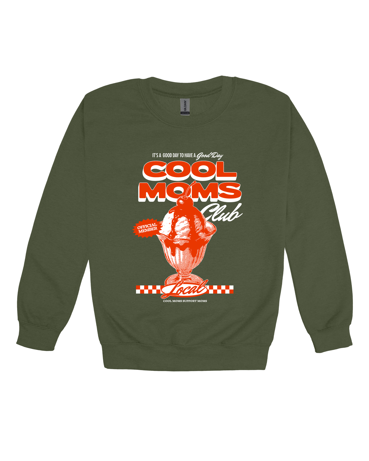 Cool Moms Club Adult Sweatshirt