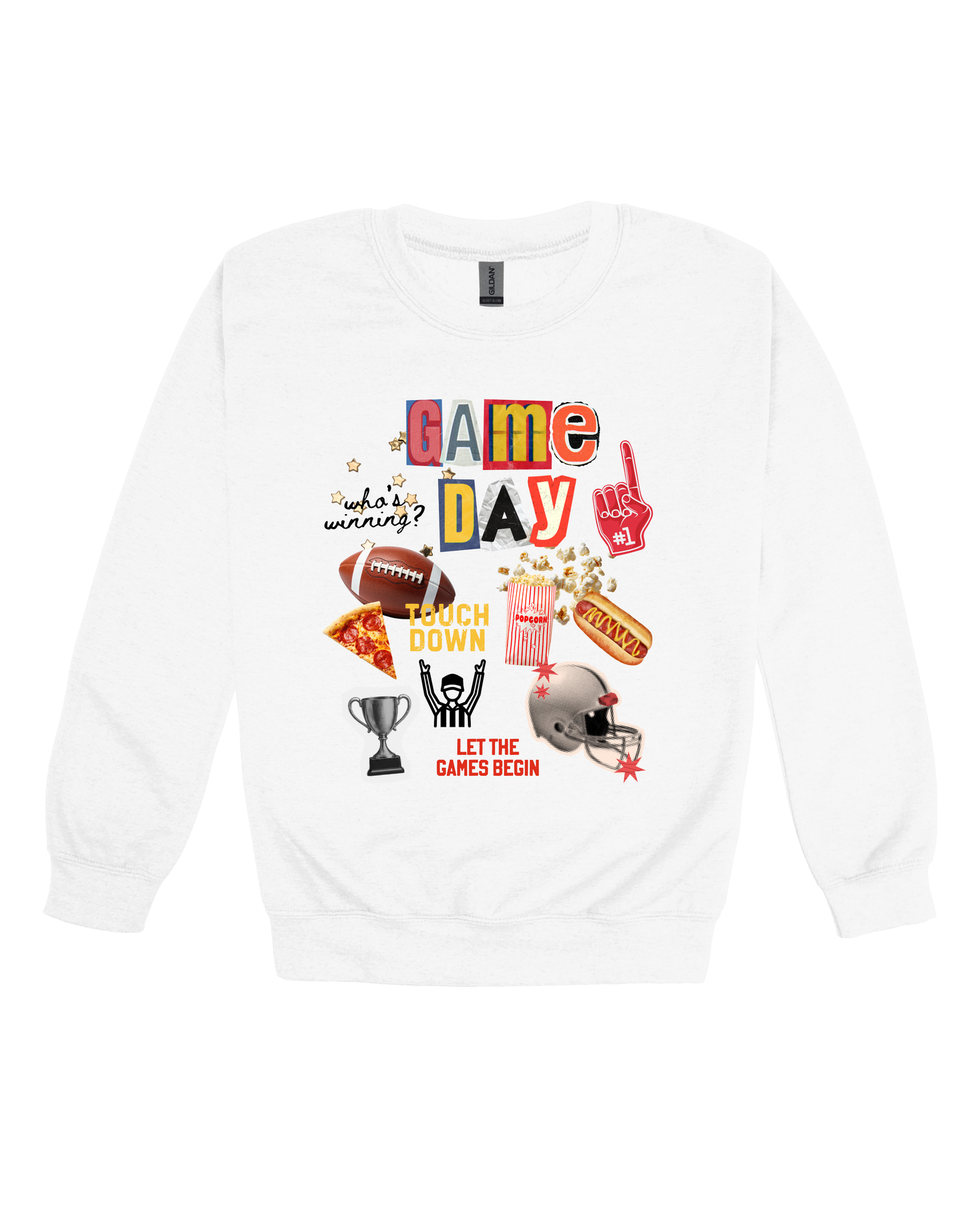 Game Day Collage Youth Sweatshirt