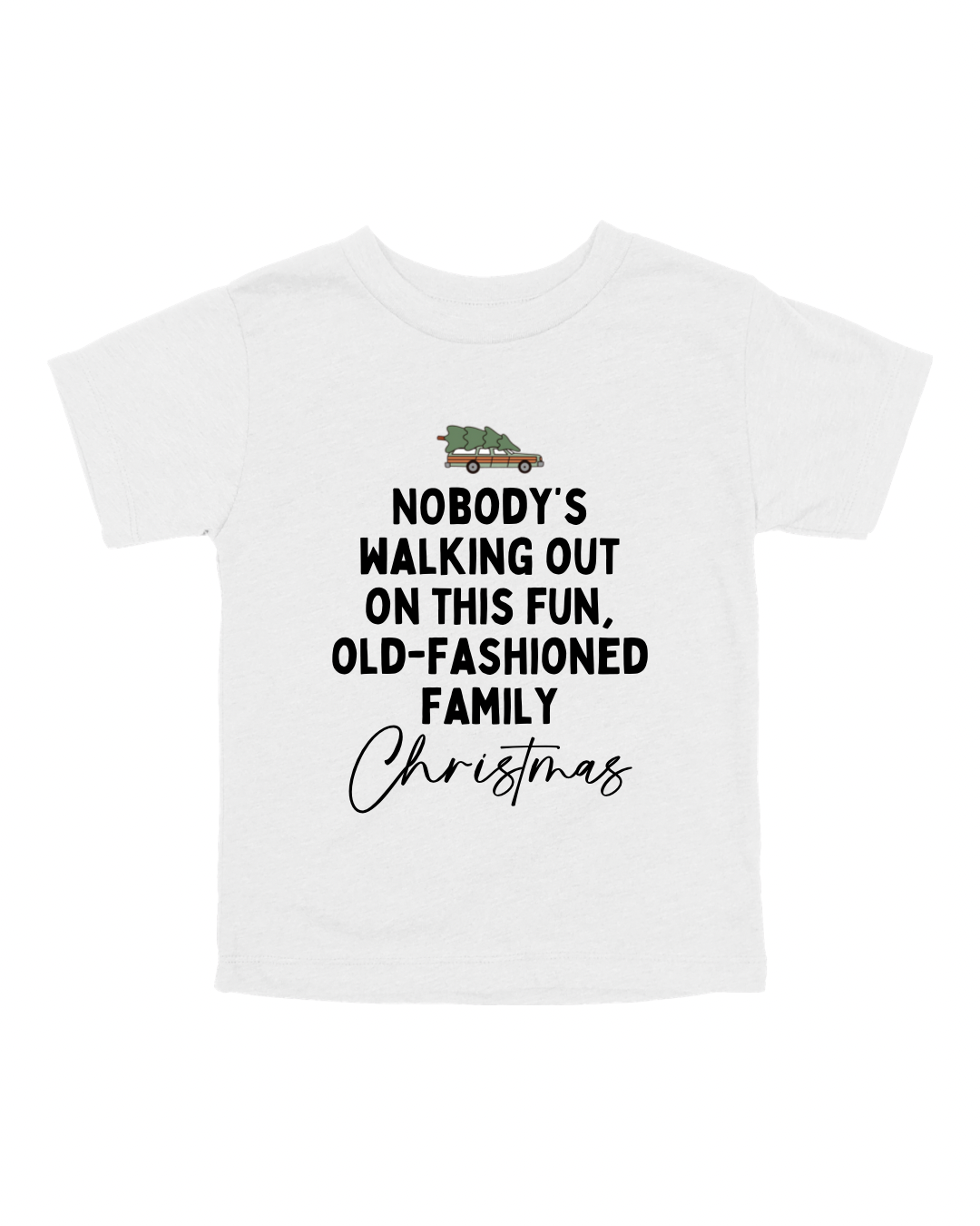 Old-Fashioned Family Christmas Youth Tee