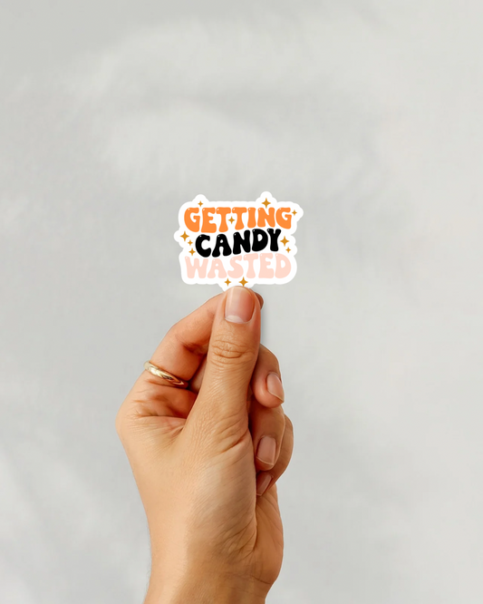 Getting Candy Wasted Vinyl Sticker