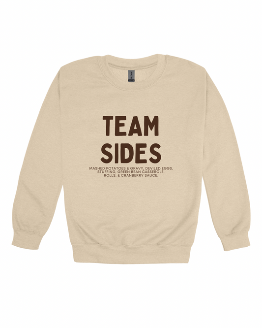 Thanksgiving Team Sides Adult Sweatshirt