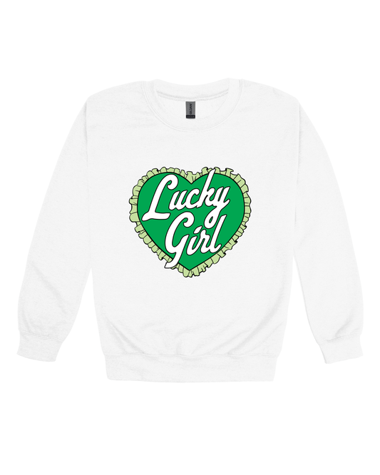 Lucky Girl Adult Sweatshirt