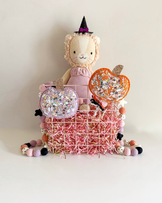 Pumpkin Confetti Tag/Wand