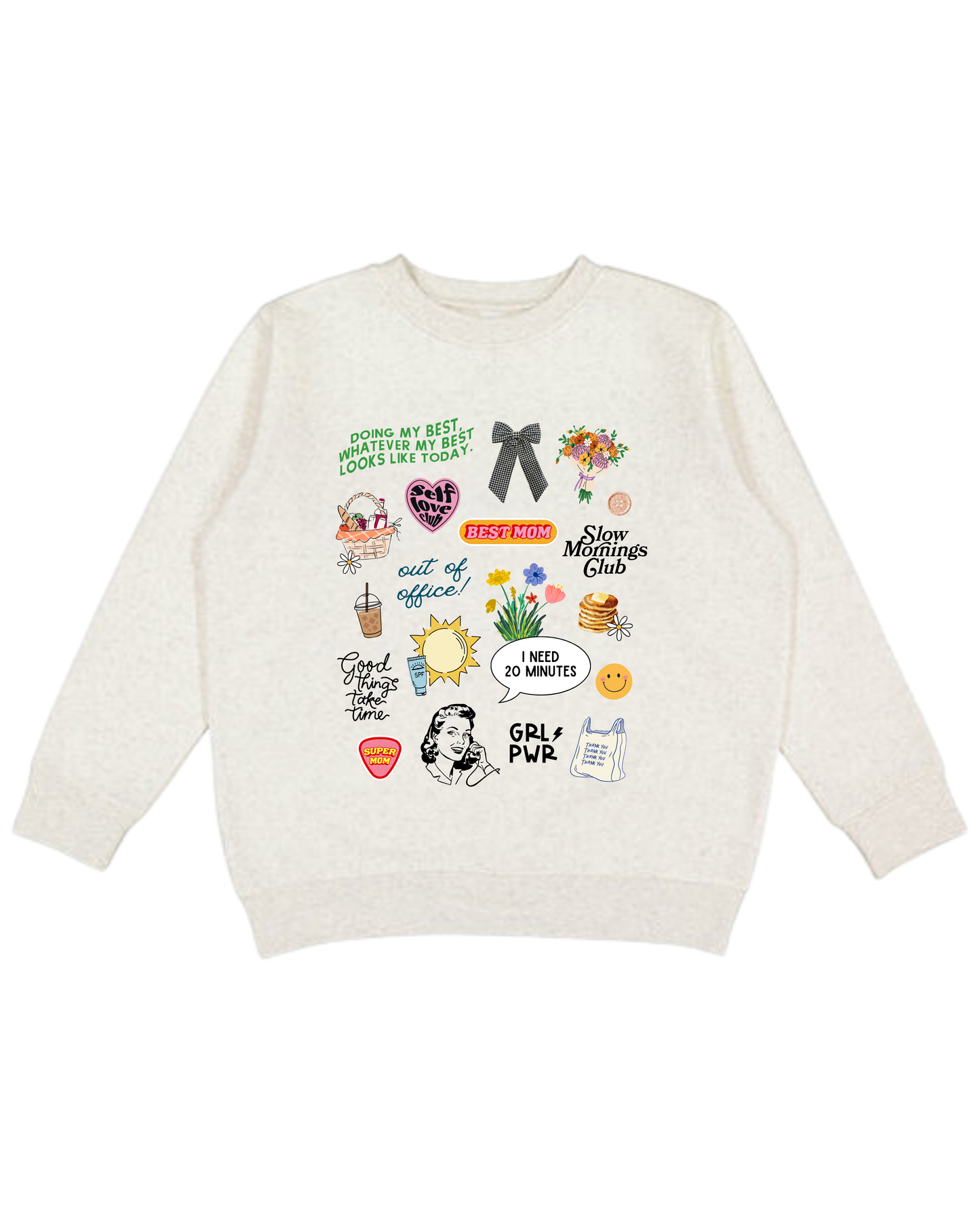 Motherhood Charms Adult Sweatshirt