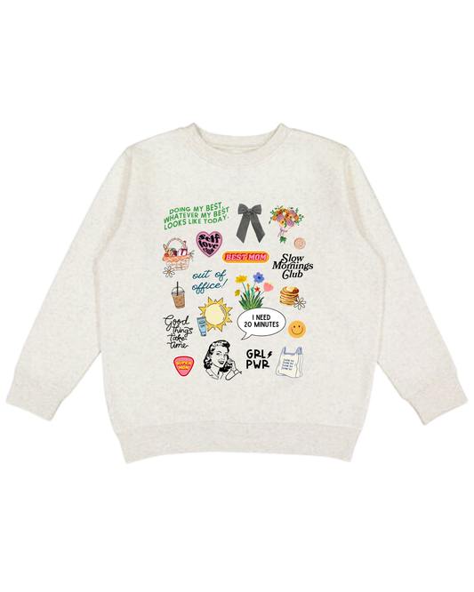 Motherhood Charms Adult Sweatshirt