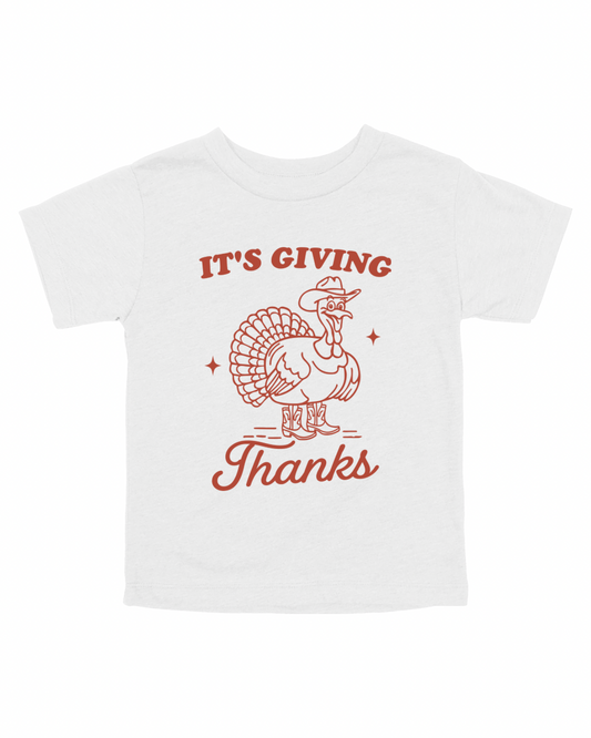 Thanksgiving It’s Giving Thanks Youth Tee