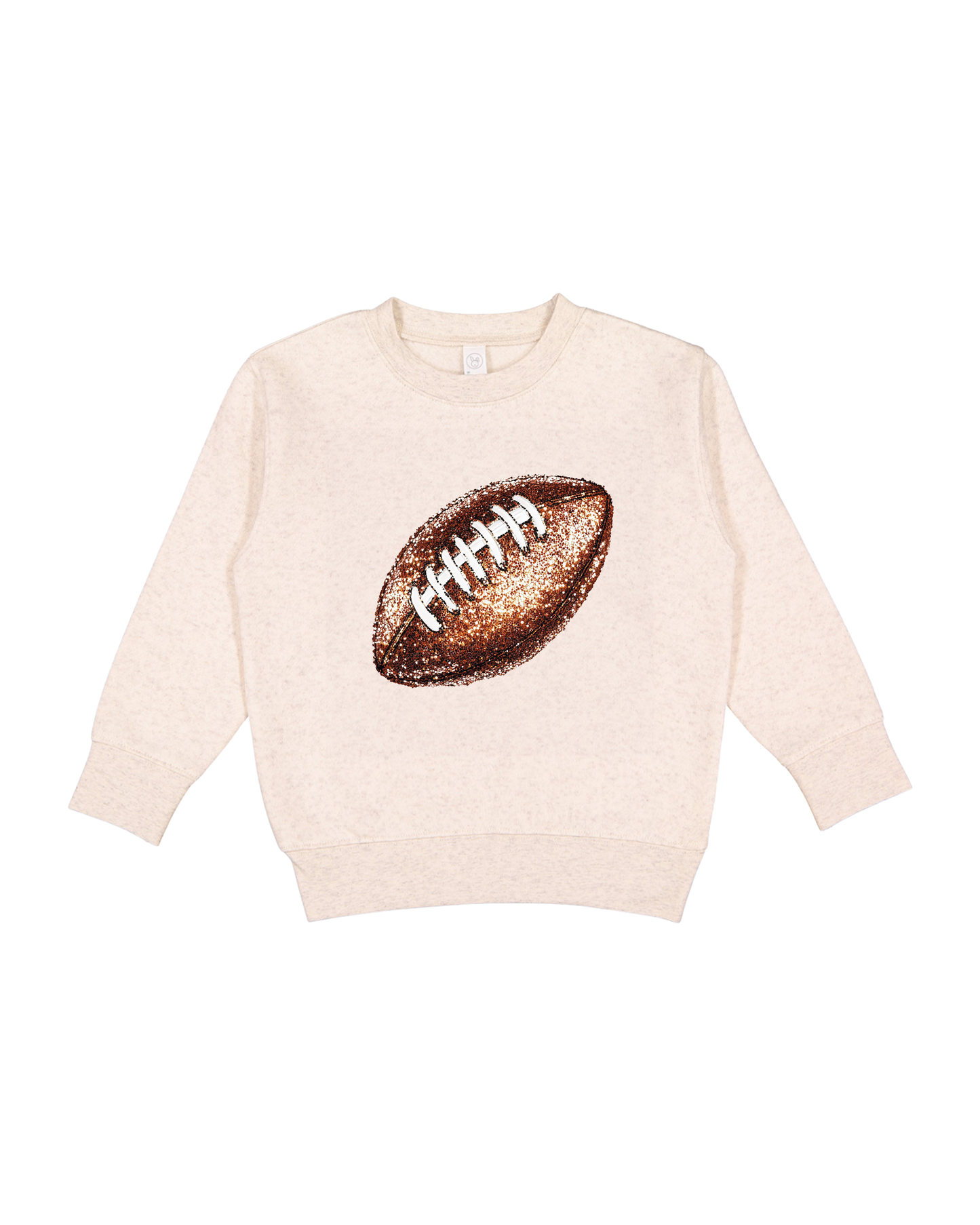 Sequin Football Toddler Sweatshirt