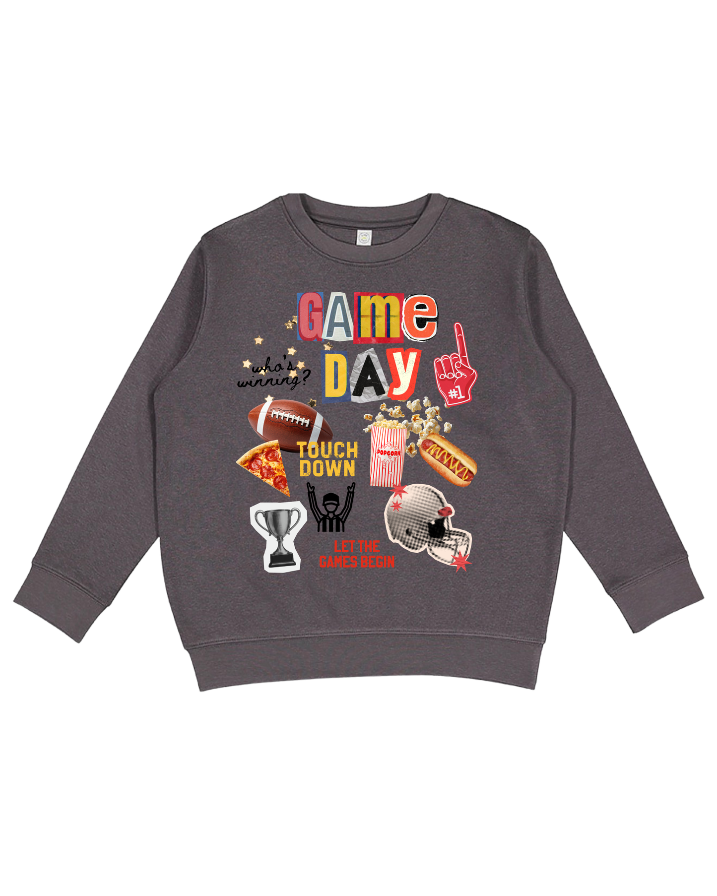 Game Day Collage Youth Sweatshirt