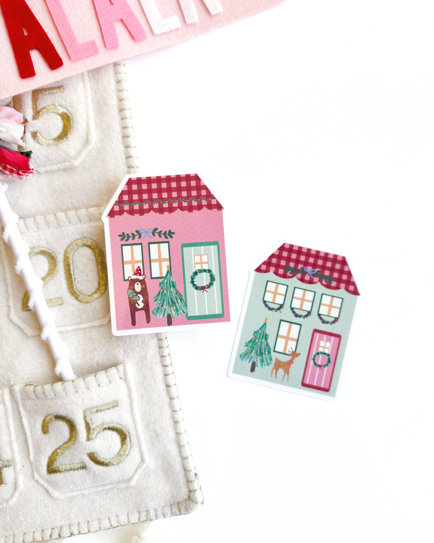 Christmas House Vinyl Sticker