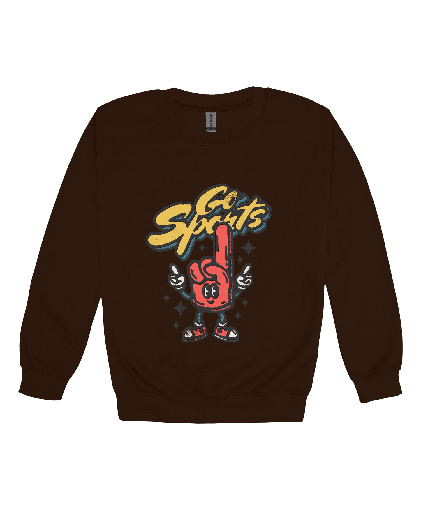 Go Sports Foam Finger Adult Sweatshirt