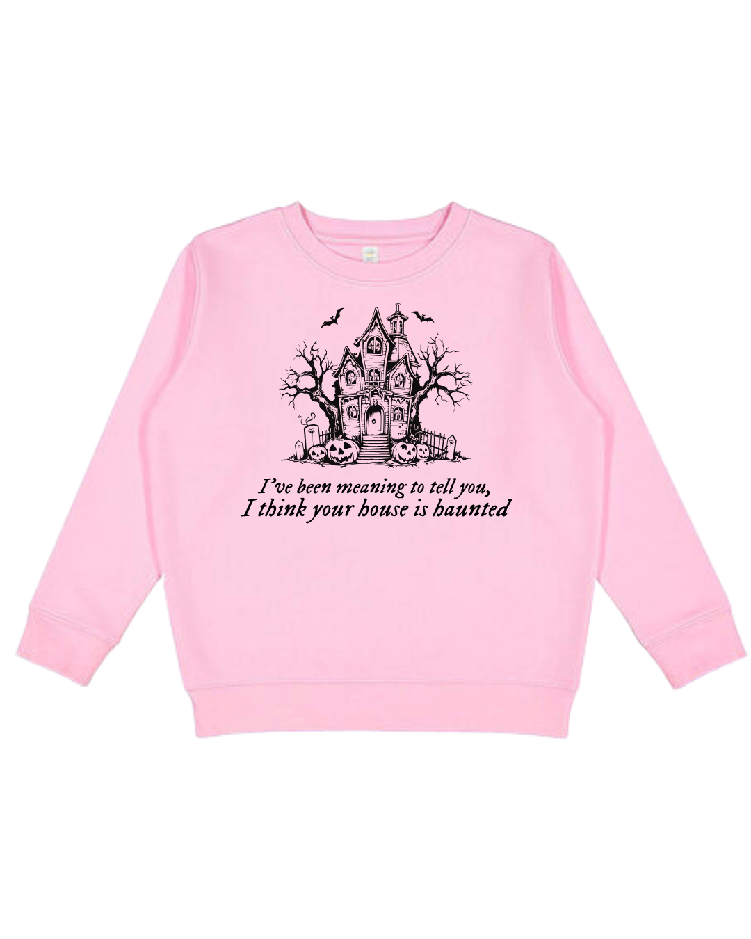 I Think Your House Is Haunted Youth Sweatshirt