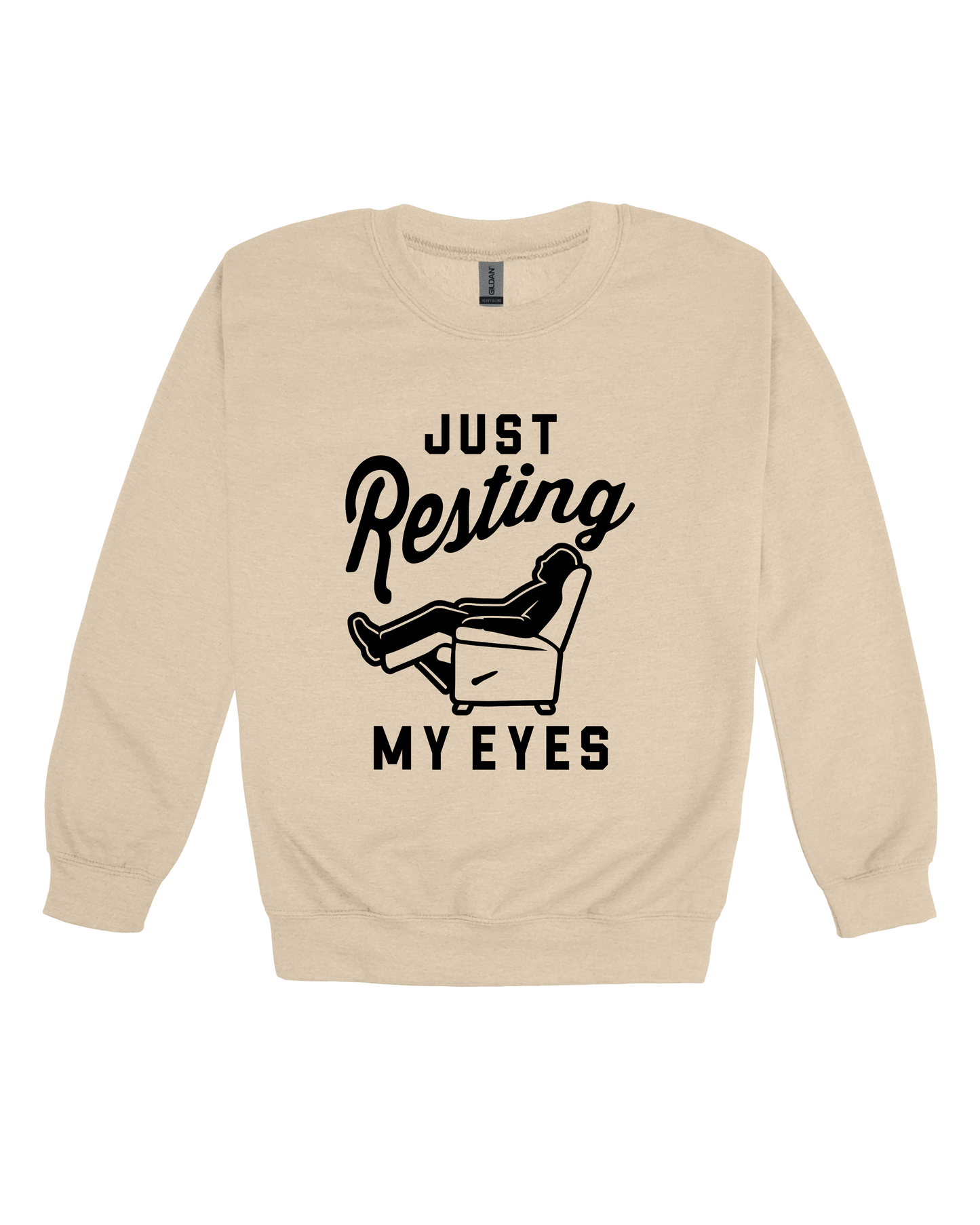 Just Resting My Eyes Adult Sweatshirt