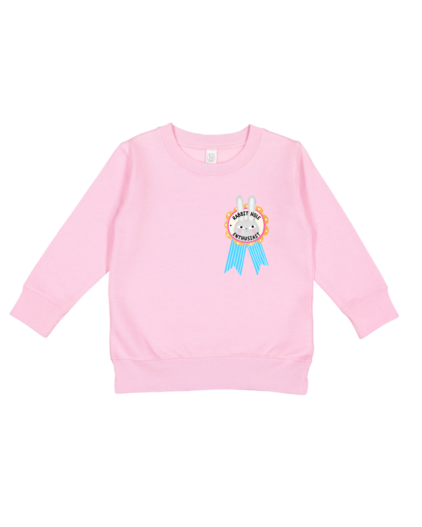 Rabbit Hole Enthusiast Toddler Sweatshirt