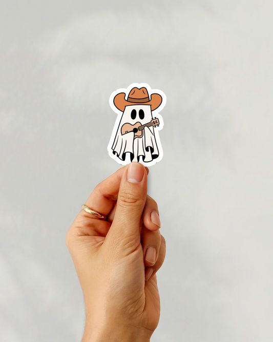 Ghost Cowboy Vinyl Sticker