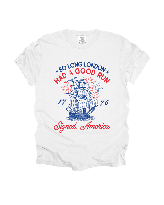 So Long London Adult Tee