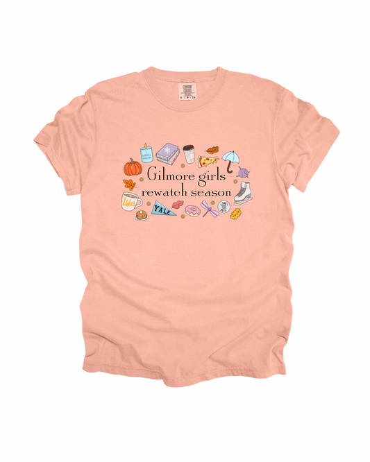 Gilmore Girls Rewatch Season Adult Tee