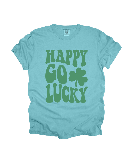 Happy Go Lucky Adult Tee