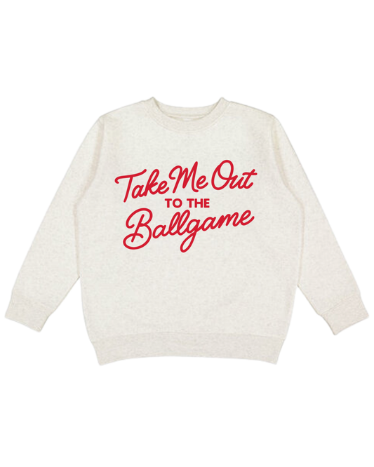 Take Me Out To The Ballgame Adult Sweatshirt