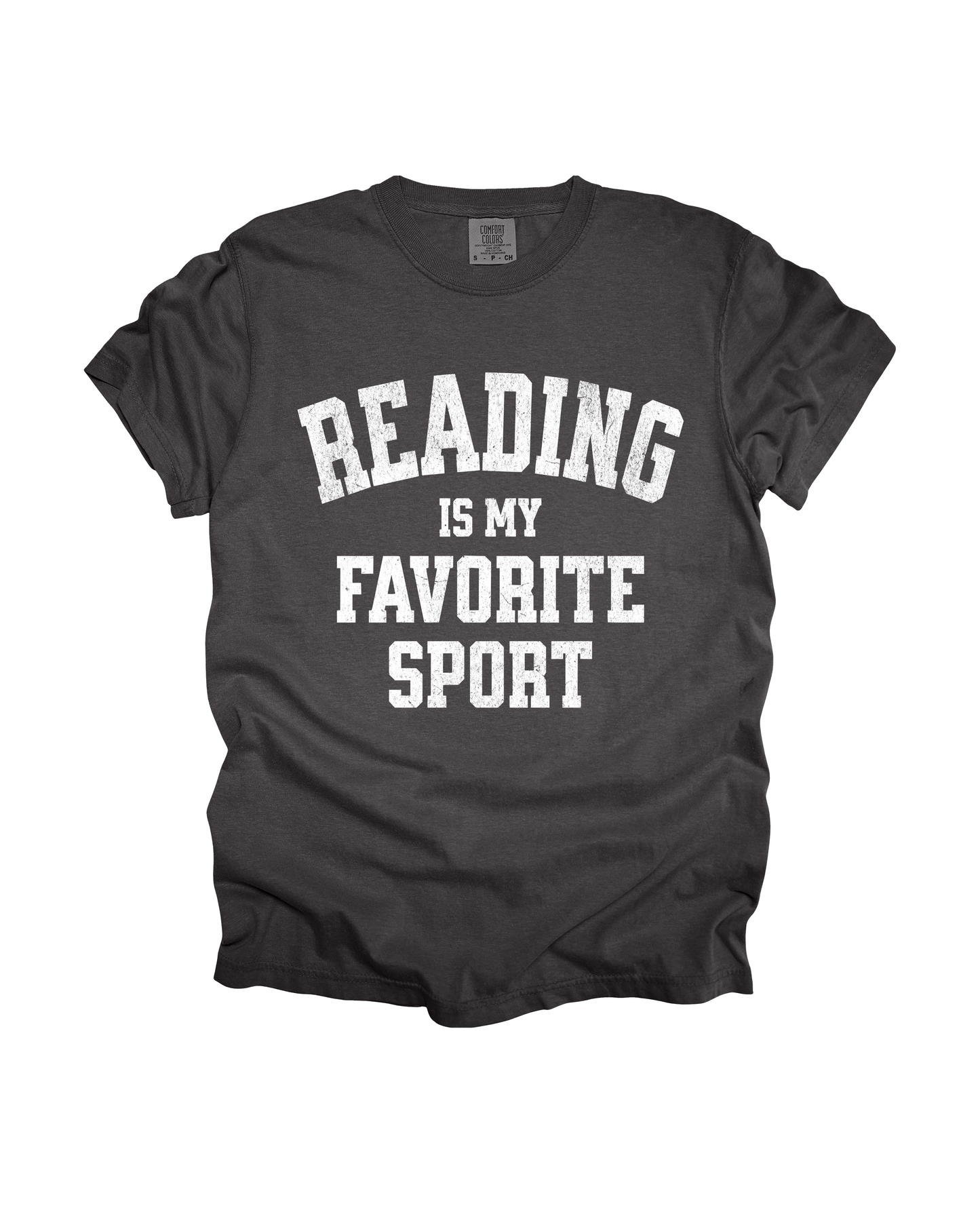 Reading Is My Favorite Sport Adult Tee