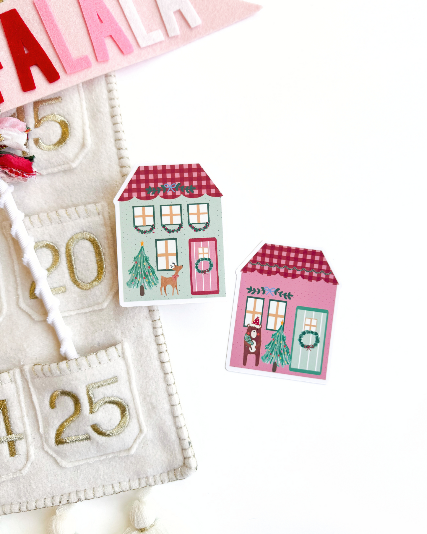 Christmas House Vinyl Sticker