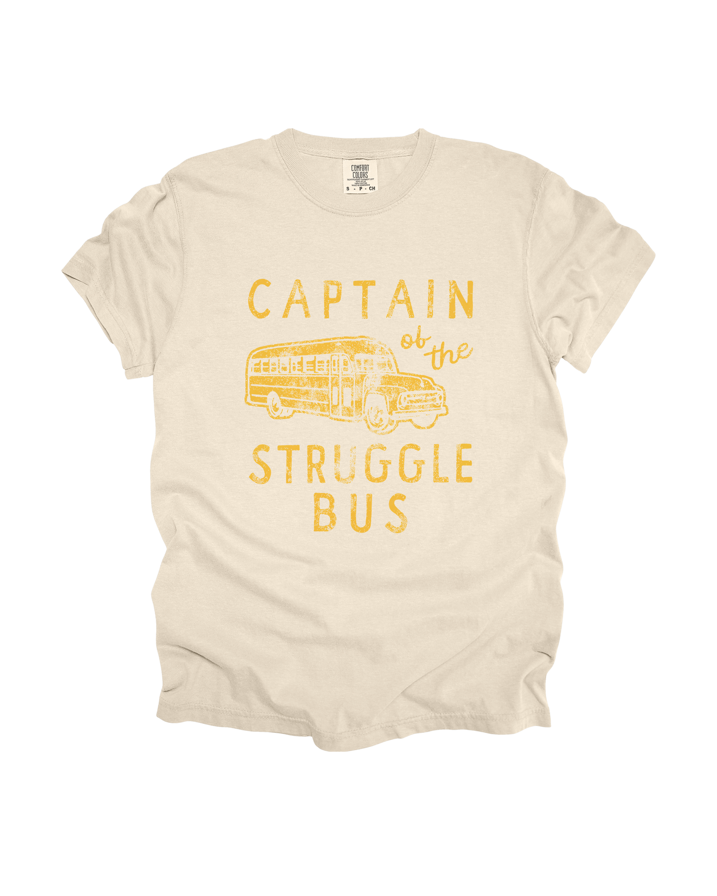 Captain Of The Struggle Bus Adult Tee