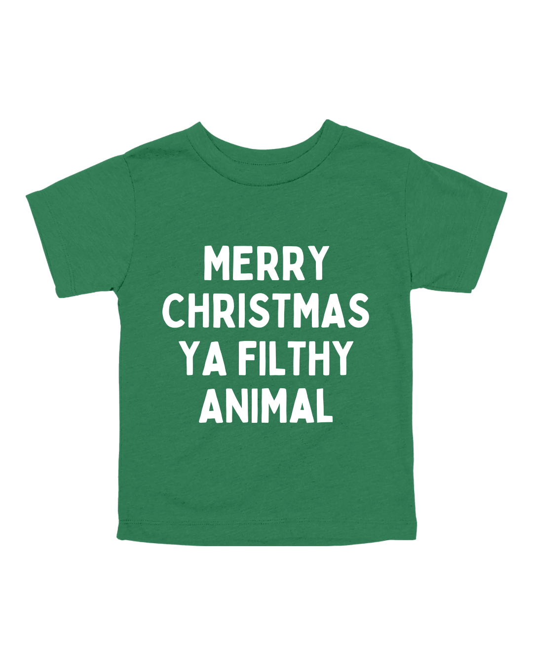 Merry Christmas Ya Filthy Animal Youth Tee
