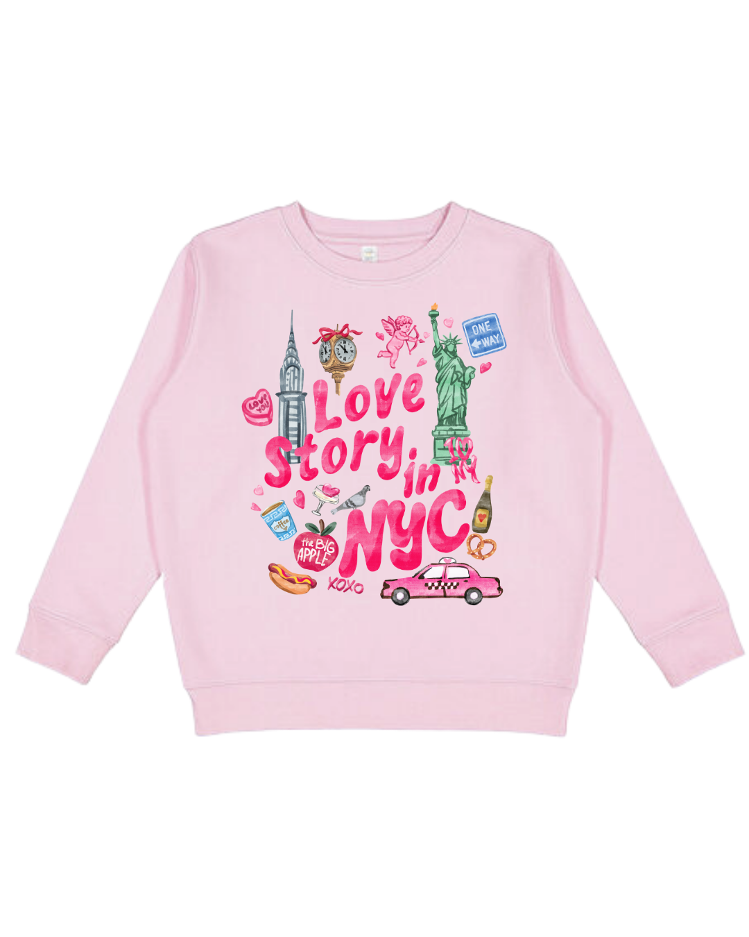 Love Story In NYC Youth Sweatshirt