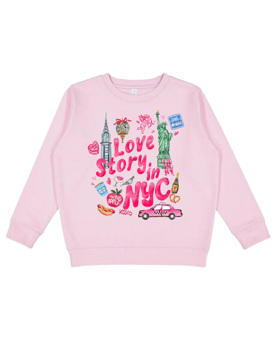 Love Story In NYC Youth Sweatshirt