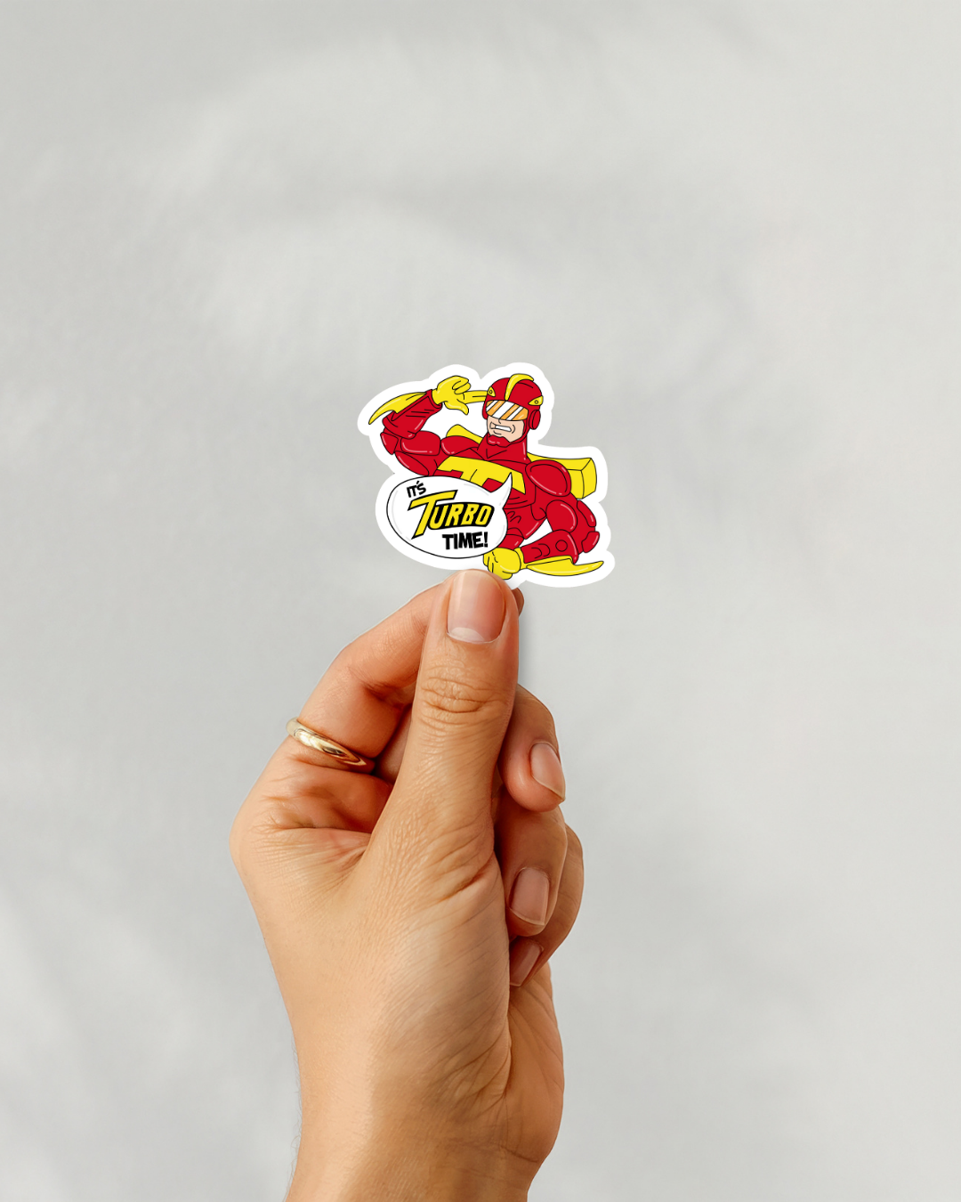 Jingle All The Way It’s Turbo Time Vinyl Sticker