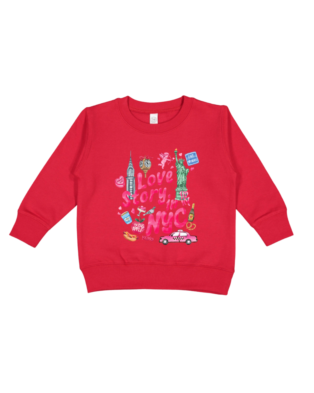 Love Story In NYC Toddler Sweatshirt