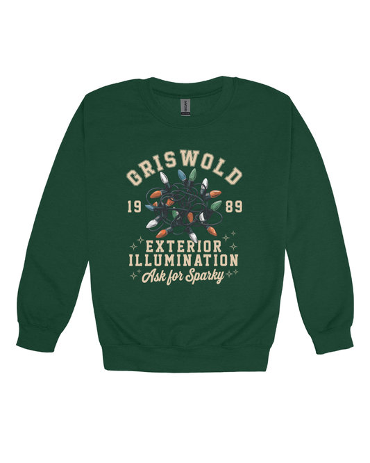 Griswold Exterior Illumination Adult Sweatshirt