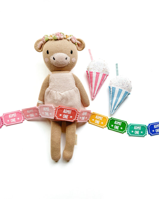 Snow Cone Basket Tag