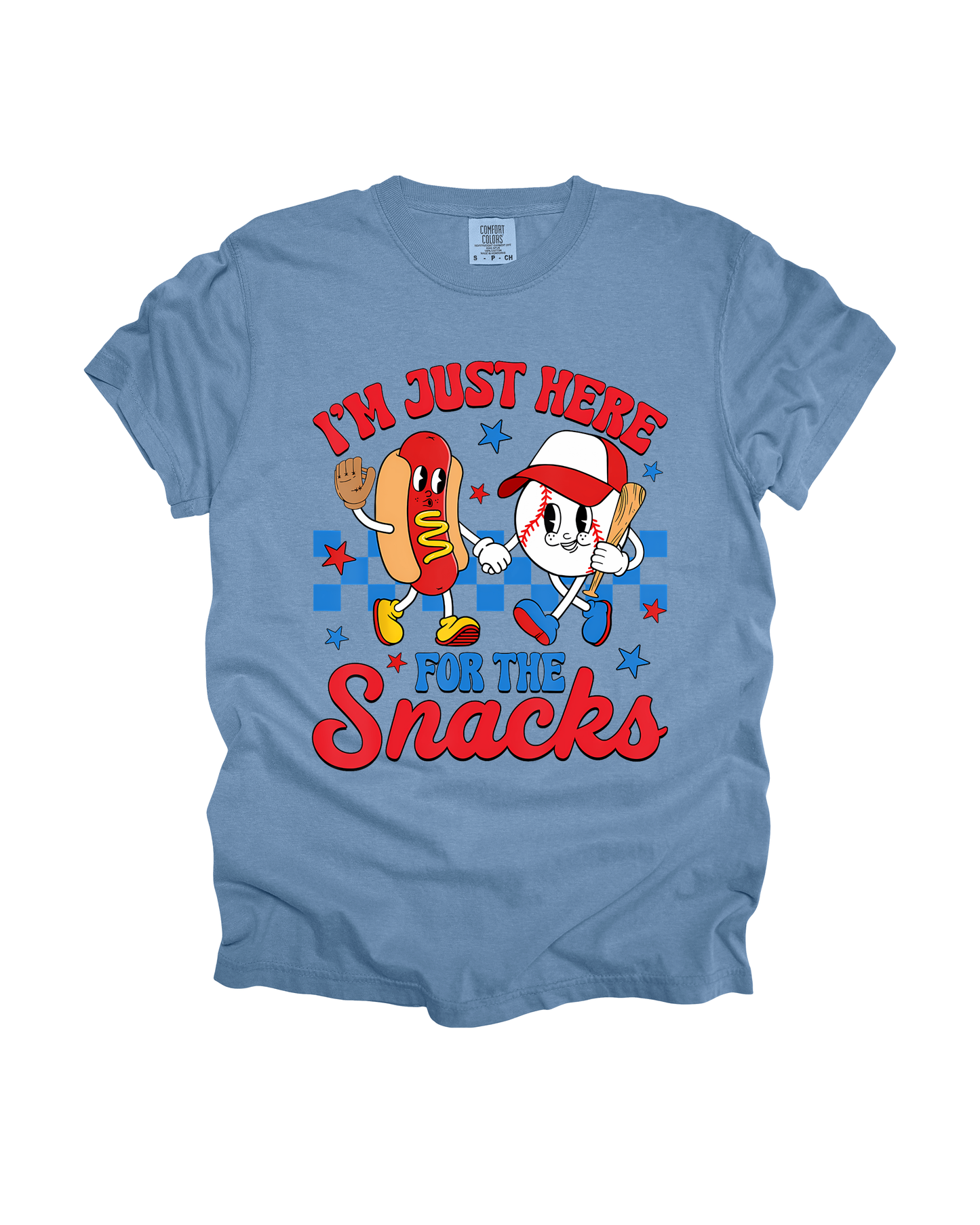 I’m Just Here For The Snacks Adult Tee