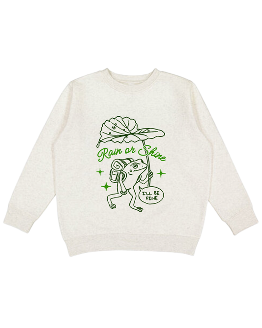 Rain Or Shine I’ll Be Fine Youth Sweatshirt