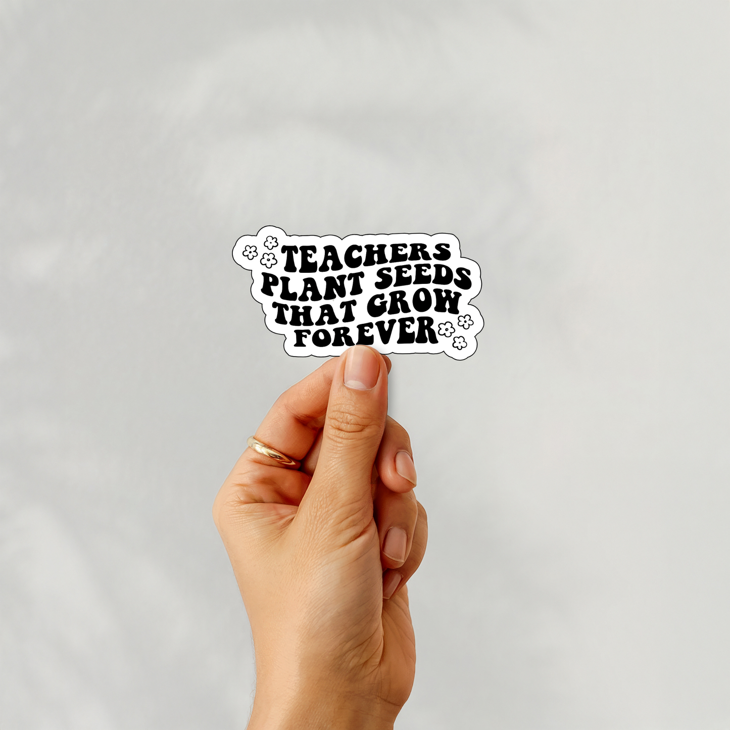 Teachers Plant Seeds Vinyl Sticker