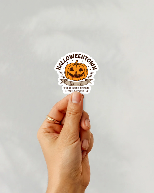 Halloweentown Vinyl Sticker
