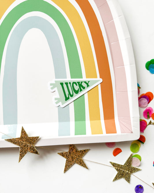 Lucky Flag Vinyl Sticker