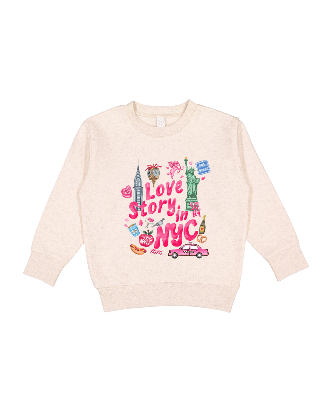 Love Story In NYC Toddler Sweatshirt