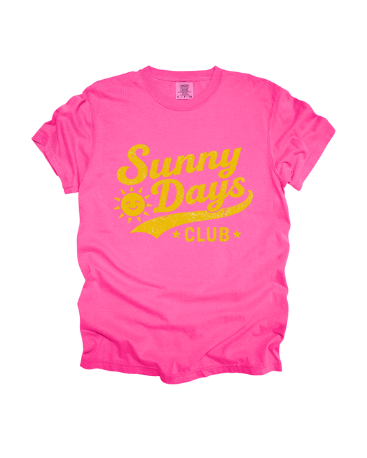 Sunny Days Club Adult Tee