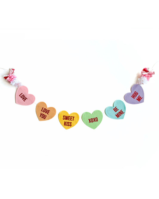 Conversation Heart Garland