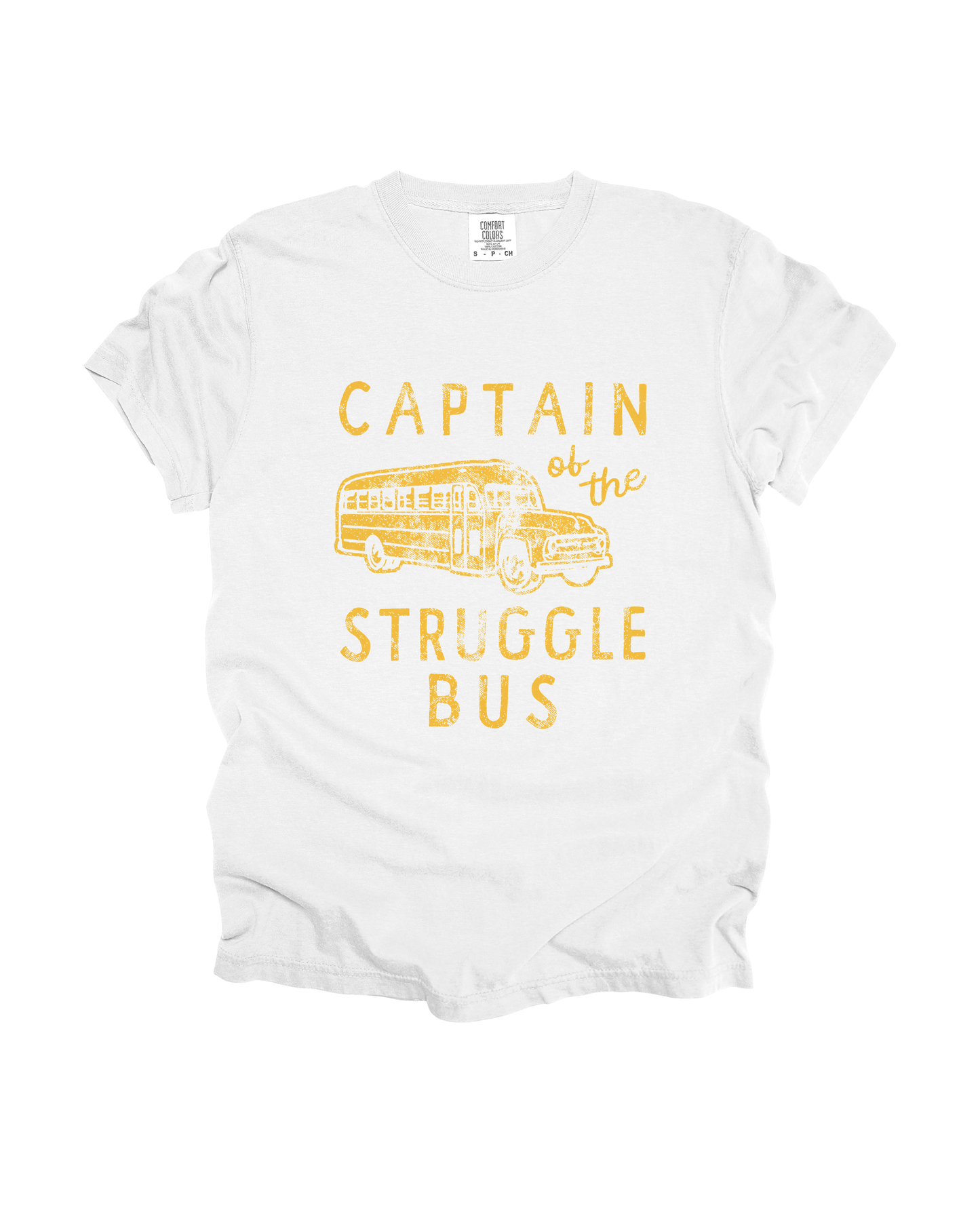 Captain Of The Struggle Bus Adult Tee