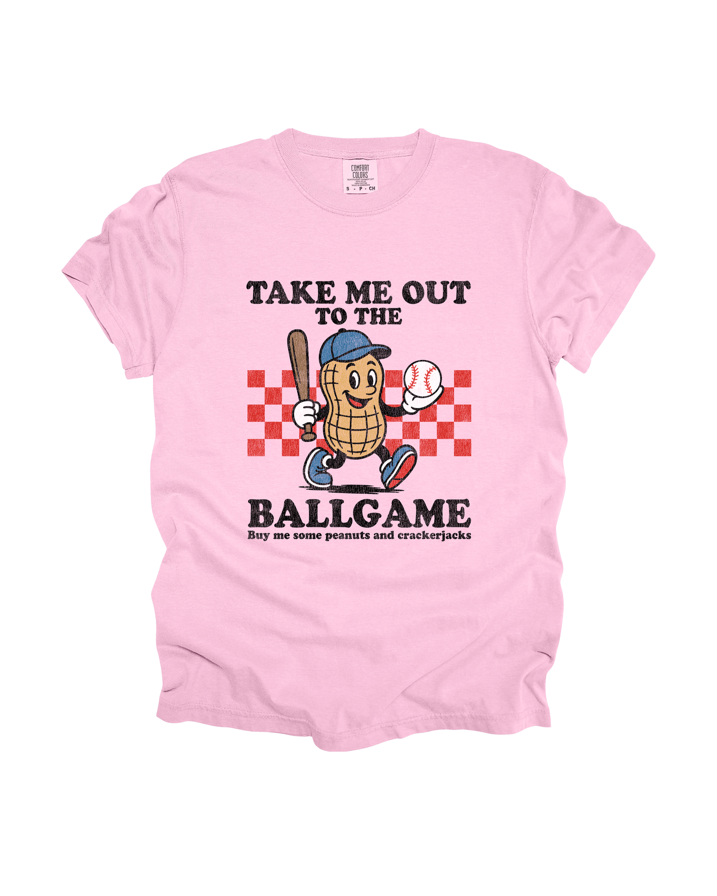Take Me Out To The Ballgame Adult Tee