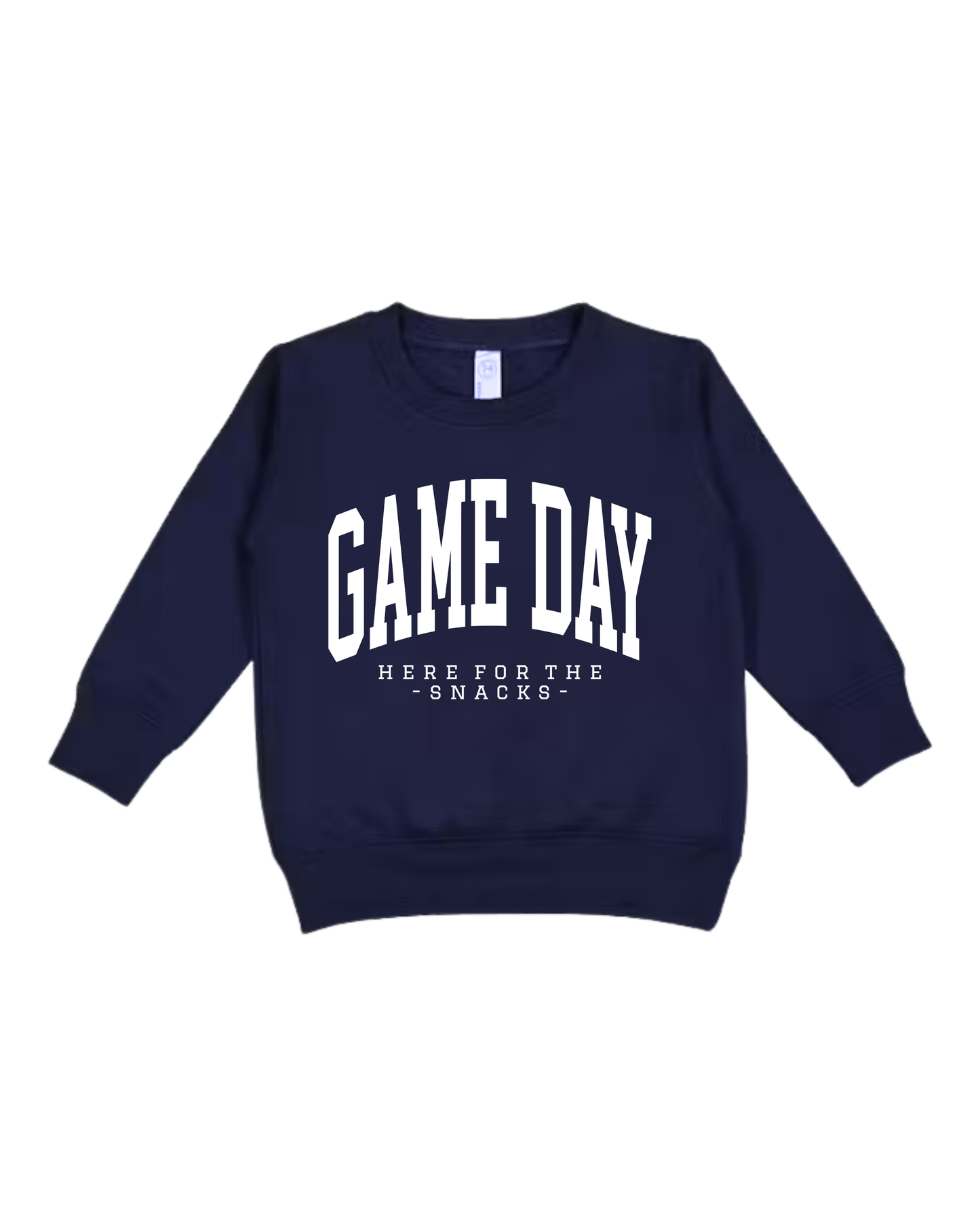Game Day Snacks Toddler Sweatshirt