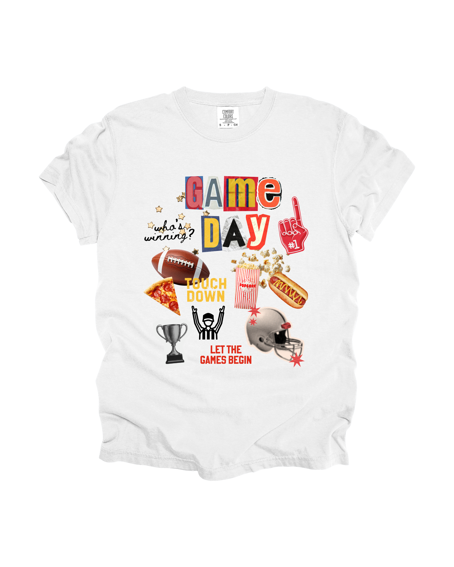 Game Day Collage Adult Tee