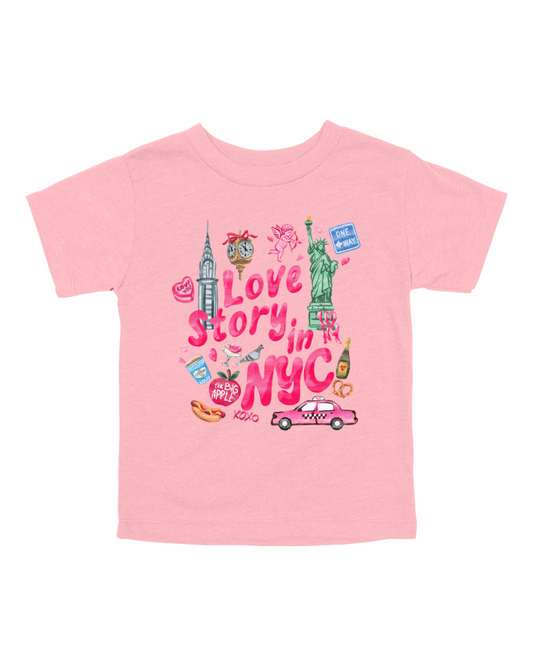 Love Story In NYC Youth Tee