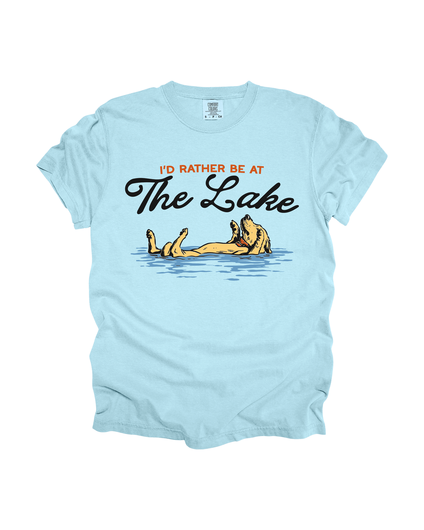 I’d Rather Be At The Lake Adult Tee