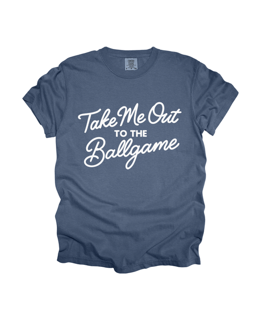 Take Me Out To The Ballgame Adult Tee