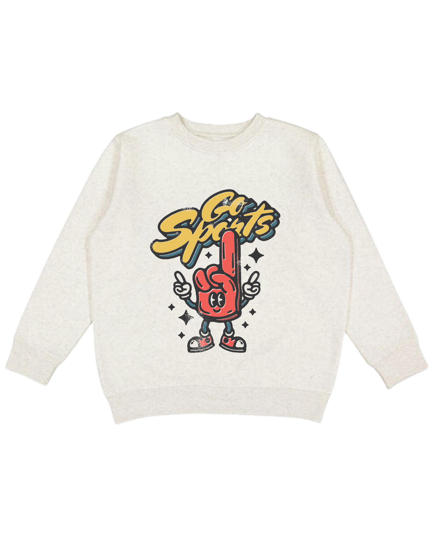 Go Sports Foam Finger Adult Sweatshirt